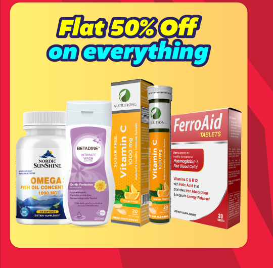 Flat 50% Off