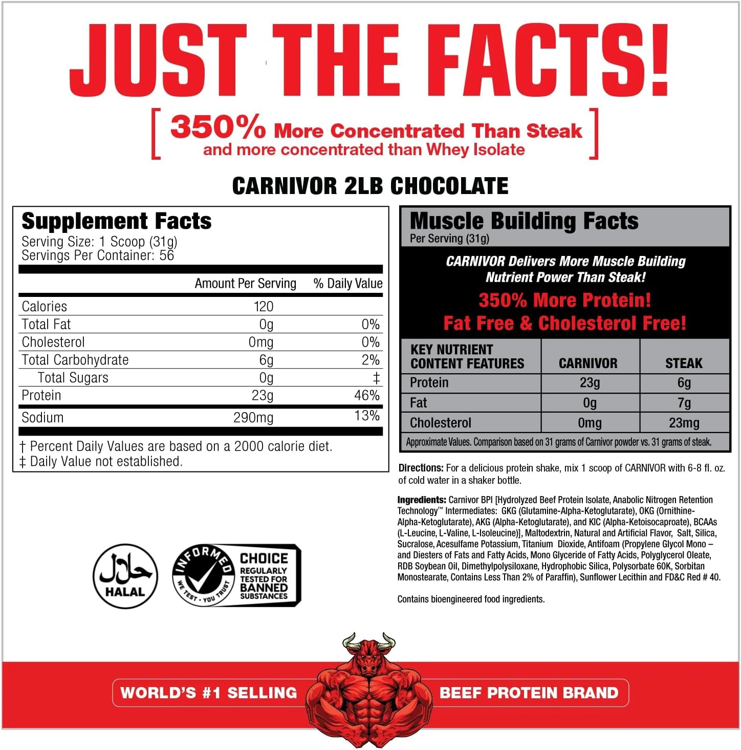Muscle Meds Carnivor Beef Protein Isolate - Lifestyle Shot
