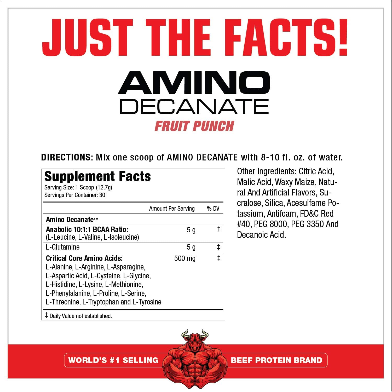Muscle Meds Amino Decanate Powder & Mix Sample