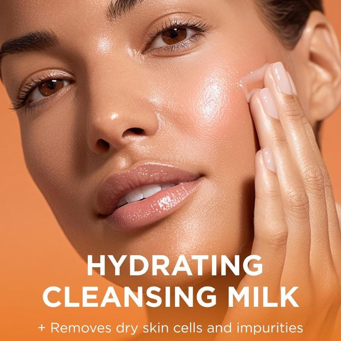 Andalou Brightening Meyer Lemon + C Creamy Cleanser, Illuminating Face Wash, 178ml