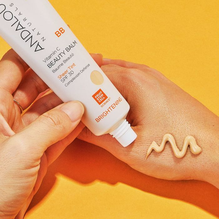 Andalou Brightening Vitamin C BB Beauty Balm Sheer Tint (SPF30) All-in-One Tinted Moisturizer 58ml