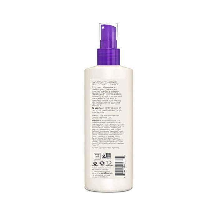 Andalou Lavender & Biotin Full volume Style Spray 242 ml
