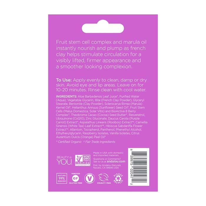 Andalou Instant Lift & Firm Clay Mask 0.28 Oz