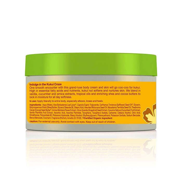 Alba Spa Treatments Kukui Nut Body Cream 6.5 Oz