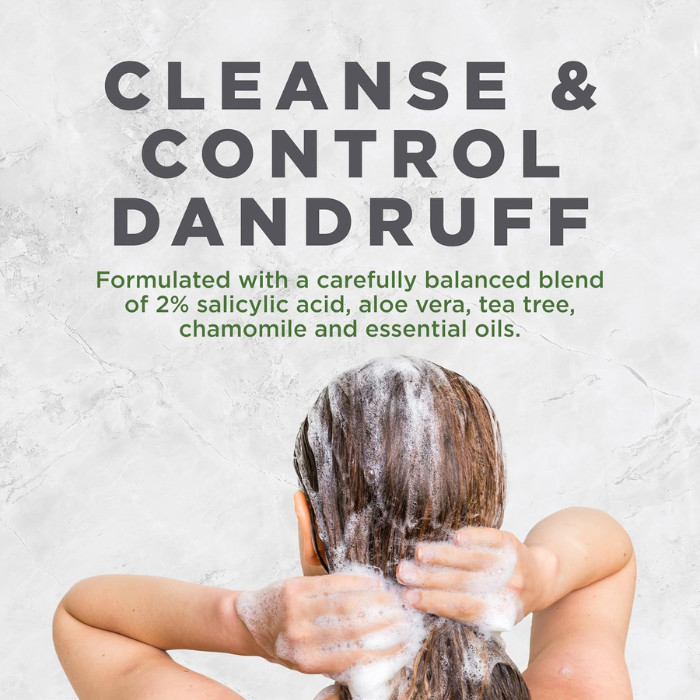 Avalon Organics Anti-Dandruff Shampoo - 2% Salicylic Acid for Itch and Flake Relief with Tea Tree and Aloe Vera - 414ml