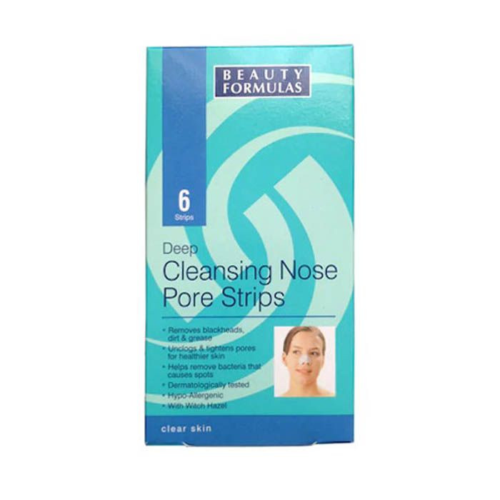 Close-up of Beauty Formula Deep Cleansing Nose Strips 6S packaging