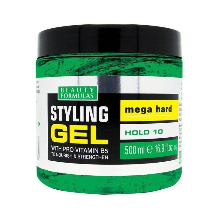 Beauty Formulas Styling Gel 500 ml Mega Hard (Green) high-resolution image