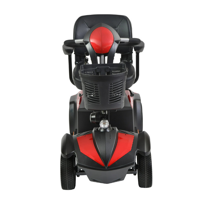 Drive Medical Ventura 4 Wheel 18 Folding Seat 418FS Red BL-Ventura