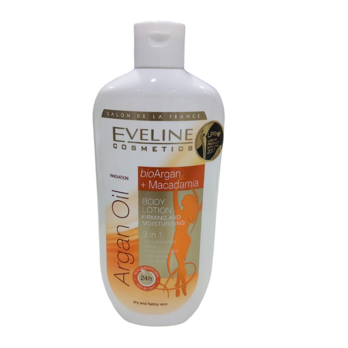 Eveline Argan Oil Macadamia Firm & Moisturizing Body Lotion in high resolution
