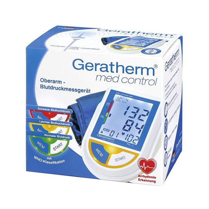 Geratherm Med Control Upper Arm Blood Pressure Monitor