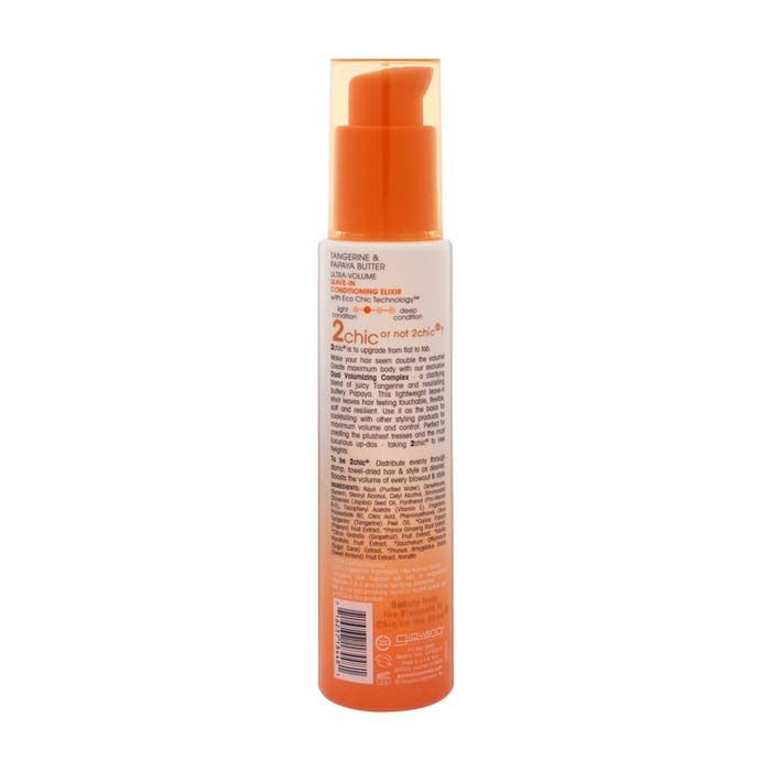 Giovanni 2Chic Tangerine & Papaya Ultra-Volume Leave-In Conditioner