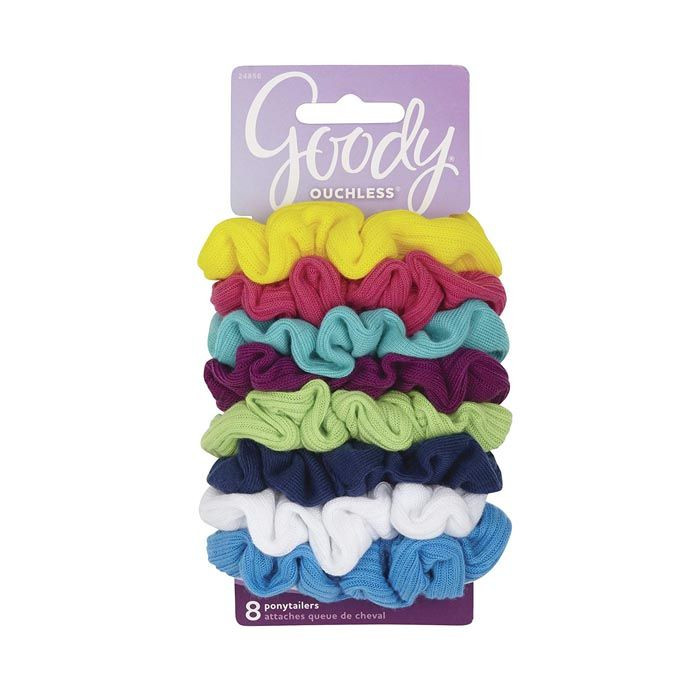 Goody Womens Ouchless Jersey Variety Scrunchies 8's