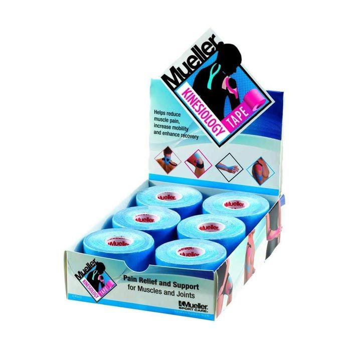Buy Mueller Small Kinesiology Tape Blue 2" X 16.4 Feet 6 Rolls/Case Life Pharmacy