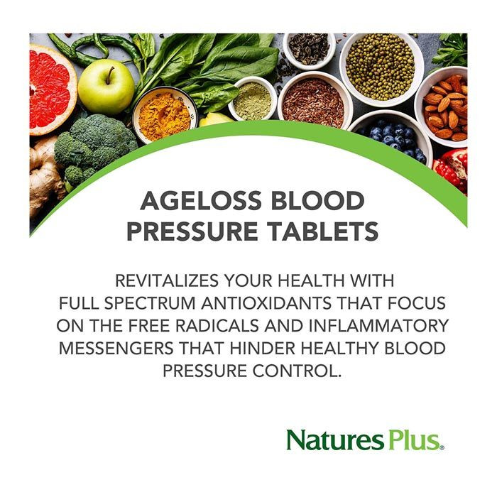 Natures Plus Ageloss Blood Pressure Tablet 90's