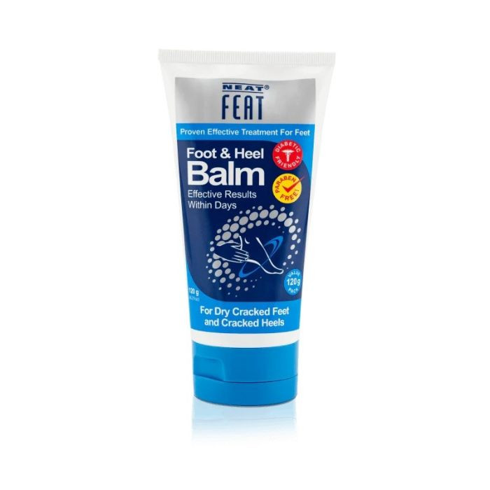 Neat Feat Foot & Heel Balm Twin Pack, Cracked Heel Repair and Deep Hydration Cream, 120g