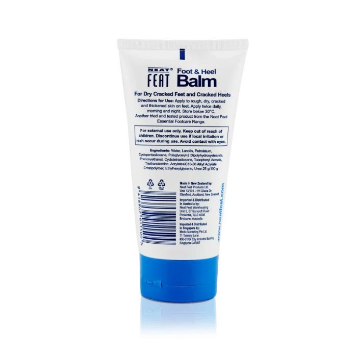 Neat Feat Foot & Heel Balm Twin Pack, Cracked Heel Repair and Deep Hydration Cream, 120g