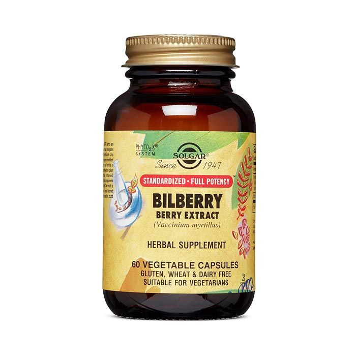 Buy Solgar SFP Bilberry Extract Vegetable Capsules 60's Life Pharmacy