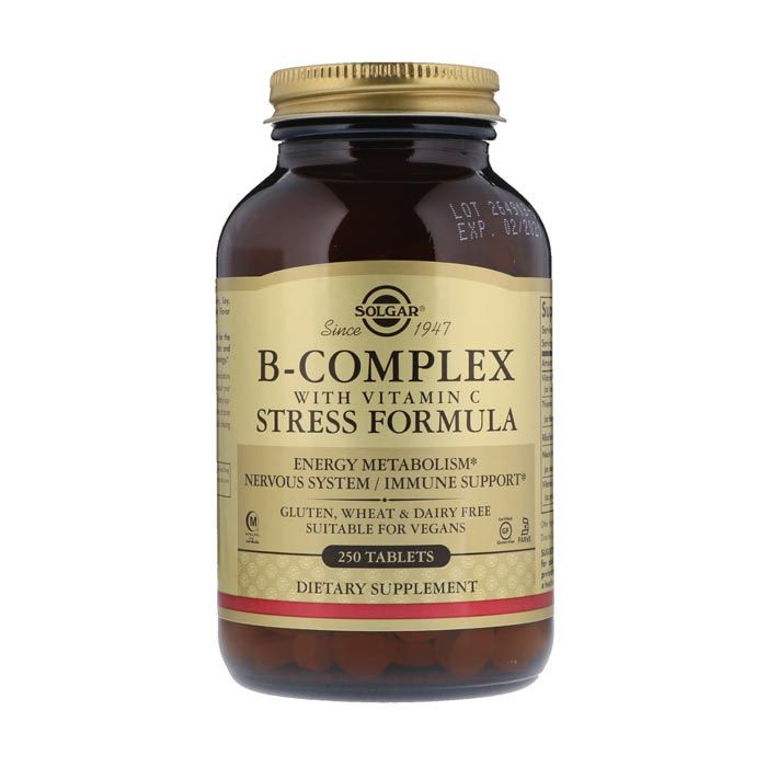 Buy Solgar B Complex With Vitamin C Stress Formula 250's online at best ...