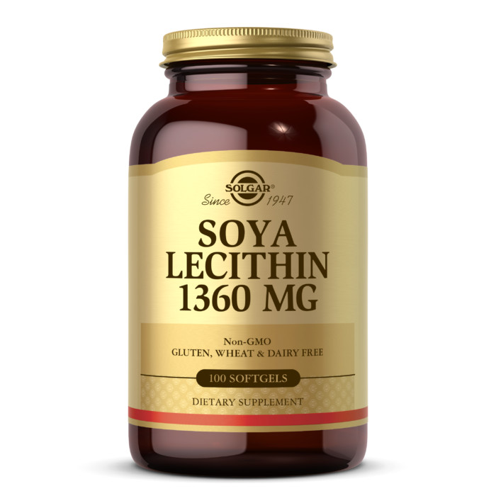 Solgar Lecithin 1360mg Softgels 100s product image