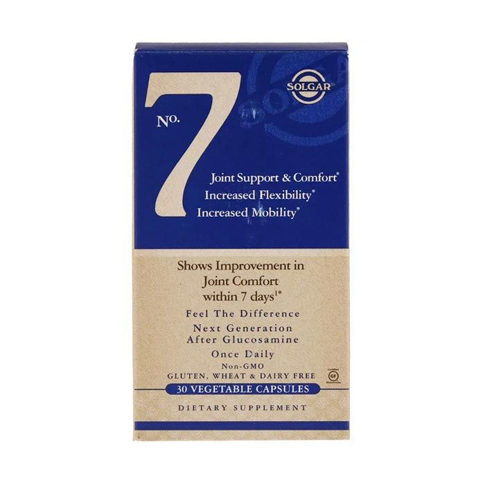 Solgar No 7 Joint Support & Comfort 30s capsule bottle