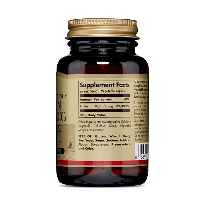 Buy Solgar Biotin 10000 mcg 60's | Life Pharmacy