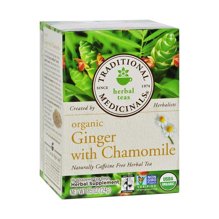 Buy Traditional Medicinals Golden Ginger With Chamomile 16 Tea Bags