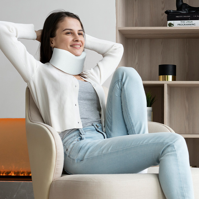 Wellcare Soft Cervical Collar-Small Size | Neck Support for Pain Relief, Stiffness, Injury Recovery & Posture Correction