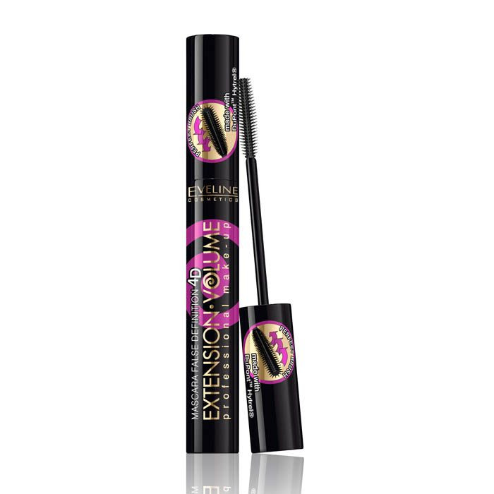 High resolution Eveline Extension Volume Mascara Carbon Black