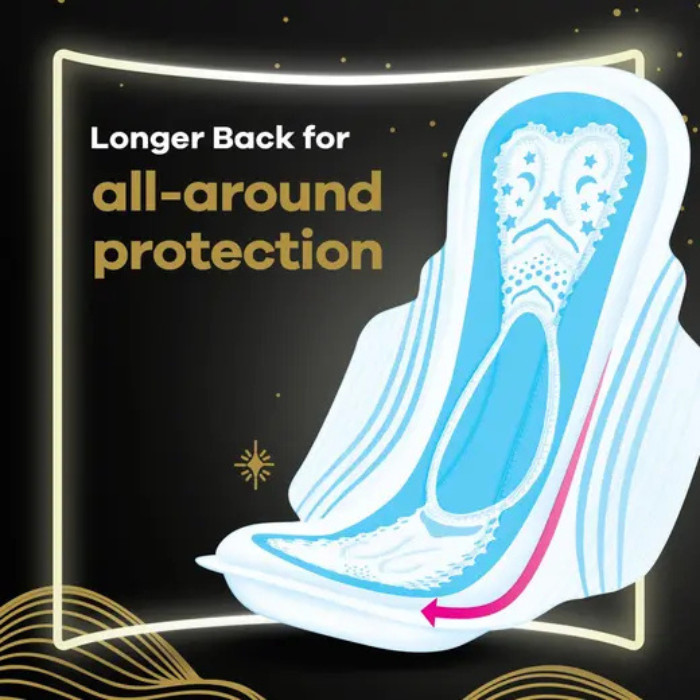 Always 3X Protection for Heavy Nights Maxi Thick XL Night Pads – 24 Pads