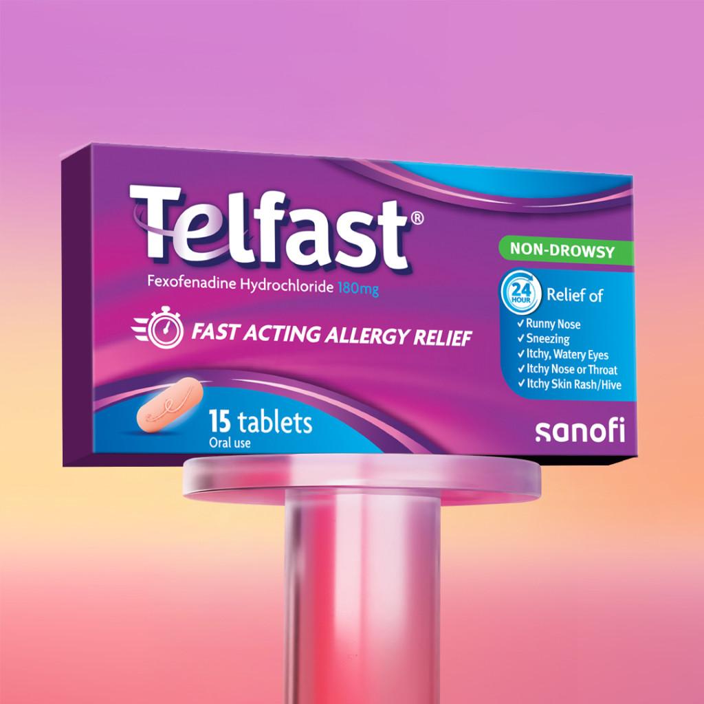 Telfast 180mg Tablets 15's