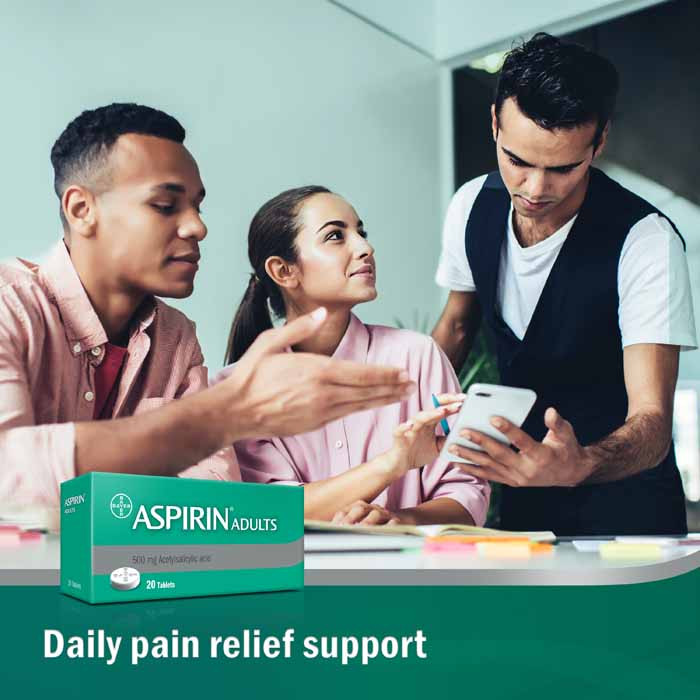 Aspirin 500 mg Tablets 20's