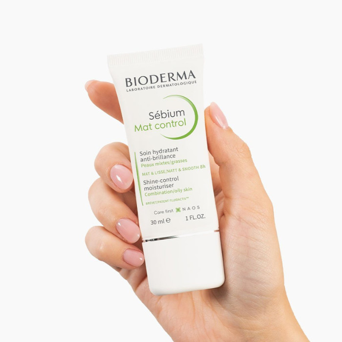 Bioderma Sébium Mat Control – Shine-Control Moisturizer for Oily & Acne-Prone Skin 30ml
