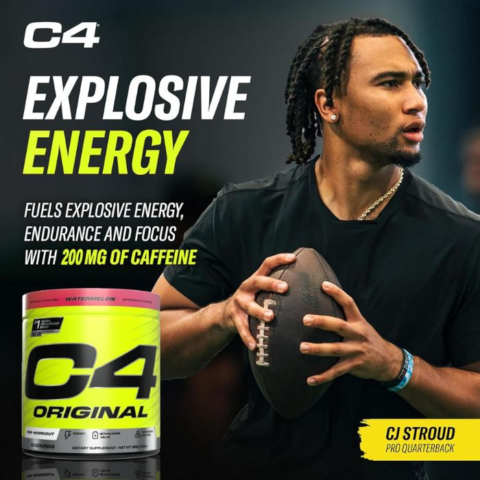 Cellucor C4 Pre-Workout Watermelon, Energy, Pump & Focus Booster for Training Performance, 30 Servings