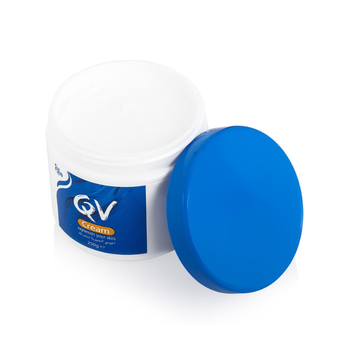 QV Cream - Rich Hydrating Body Cream for Extremely Dry & Irritated Skin, Fragrance-Free, Non-Greasy Formula - 250g