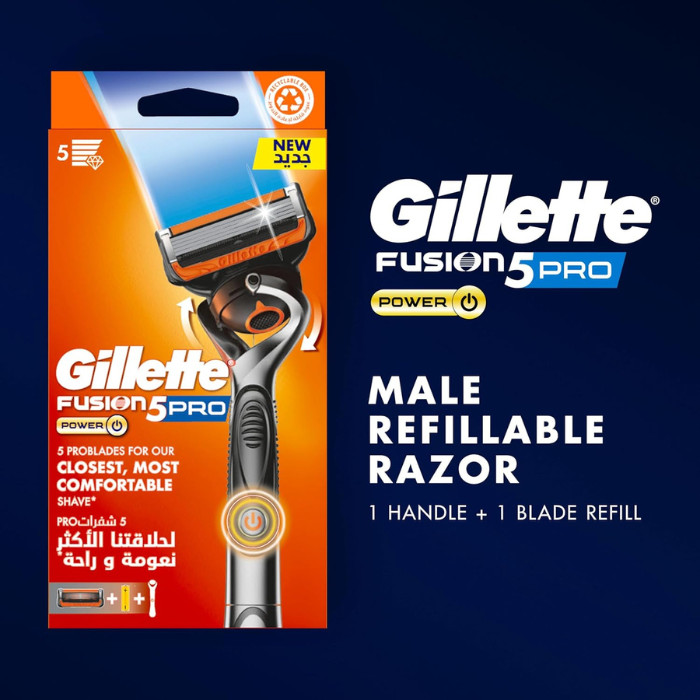 Gillette Fusion ProGlide power Razor 1Up