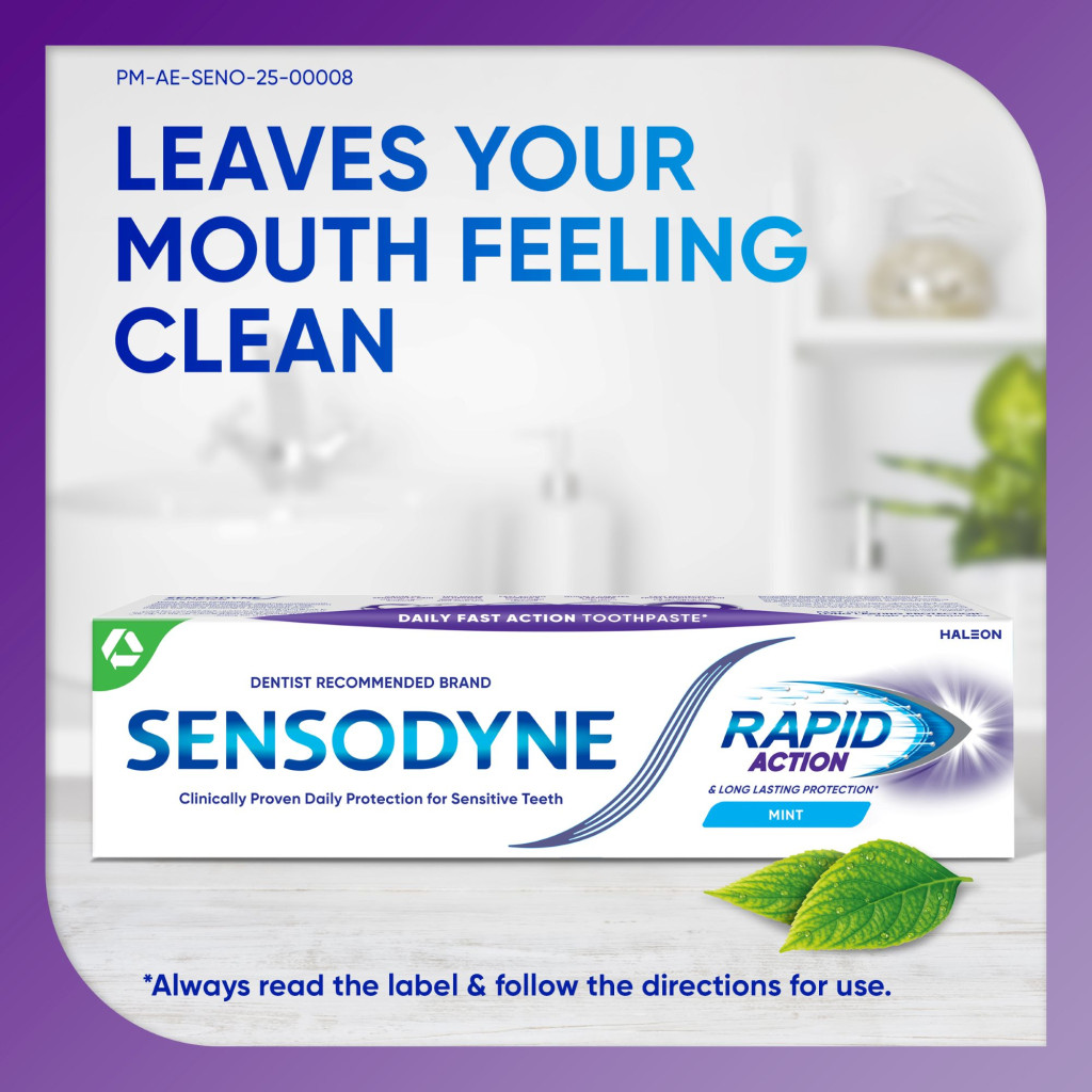 Sensodyne Rapid Action Toothpaste, 75ml