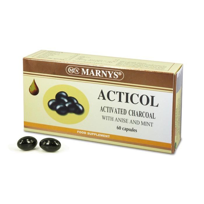 Marnys Acticol 60 Capsules bottle - front view