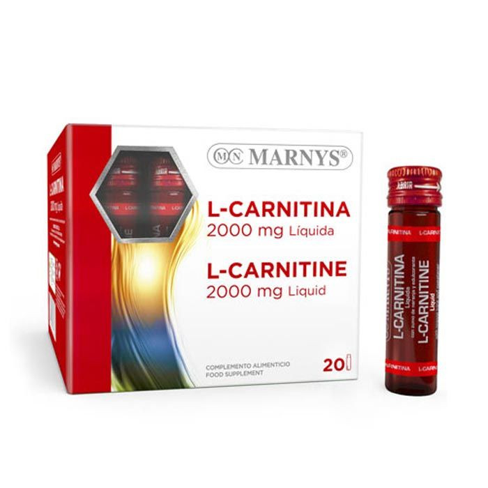Marnys L-Carnitine 2000 mg Vials bottle closeup