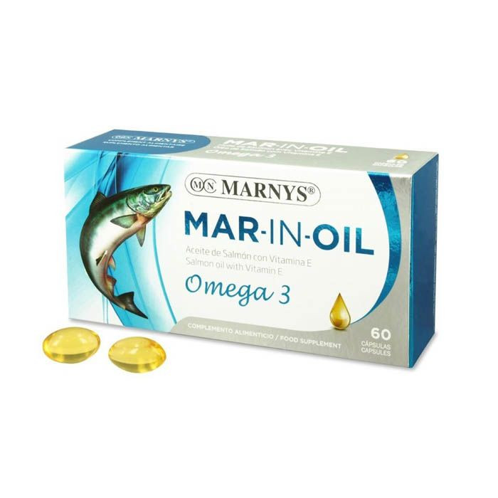 Marnys Mar-In-Oil 60 Capsules front packaging
