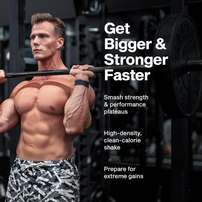 Muscle Tech Mass Tech Extreme Triple Chocolate Brownie, High-Calorie Mass Gainer for Muscle Strength, 6 lb