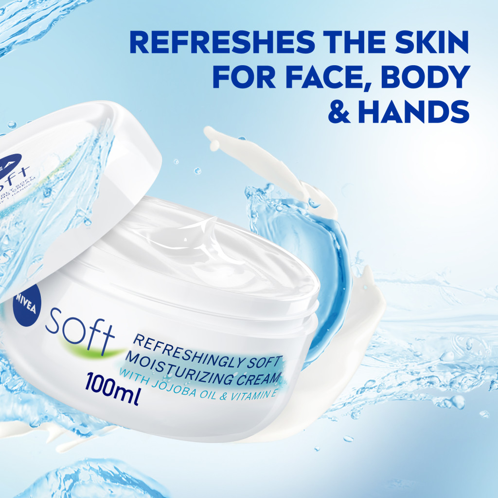 Nivea Soft Refreshing & Moisturizing Cream Jar 100ml