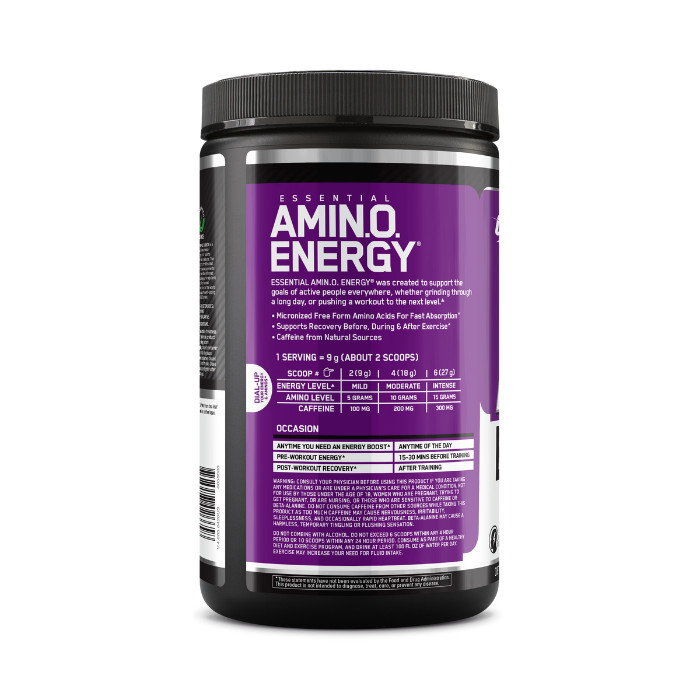 Optimum Nutrition Amino Energy Concord Grape Flavour 30 Servings