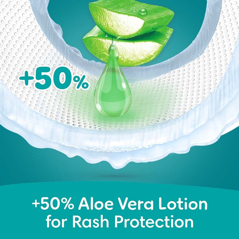 Pampers Newborn Rash Protection Size 2 (3–8 kg) Aloe Vera, Leak-Guard Protection, Pack of 23