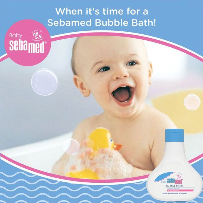 Sebamed Baby Bubble Bath, Soap-Free pH 5.5 Gentle Wash for Newborns, 500ml