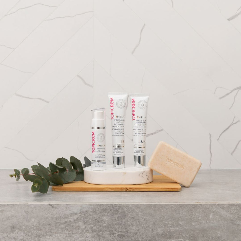 Topicrem MELA Anti-Dark Spot Radiance Serum, Brightening, Even Tone and Glow Booster, 30ml