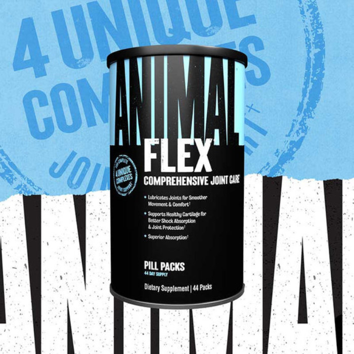 Universal Nutrition Animal Flex Joint Support Supplement, Advanced Joint Health Formula, 44 Packs