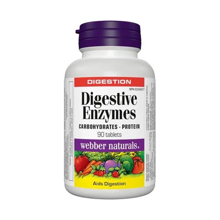 Buy Webber Naturals Digestive Enzymes 90's | Life Pharmacy
