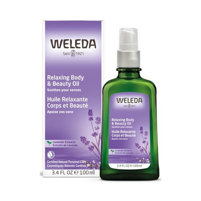 Buy Weleda Lavender Relaxing Body oil online at best price in the UAE