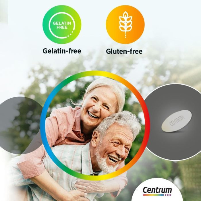 Centrum Silver Adult 50+ Multivitamin, Heart, Bone, Eye & Whole-Body Health Support, 100 Tablets