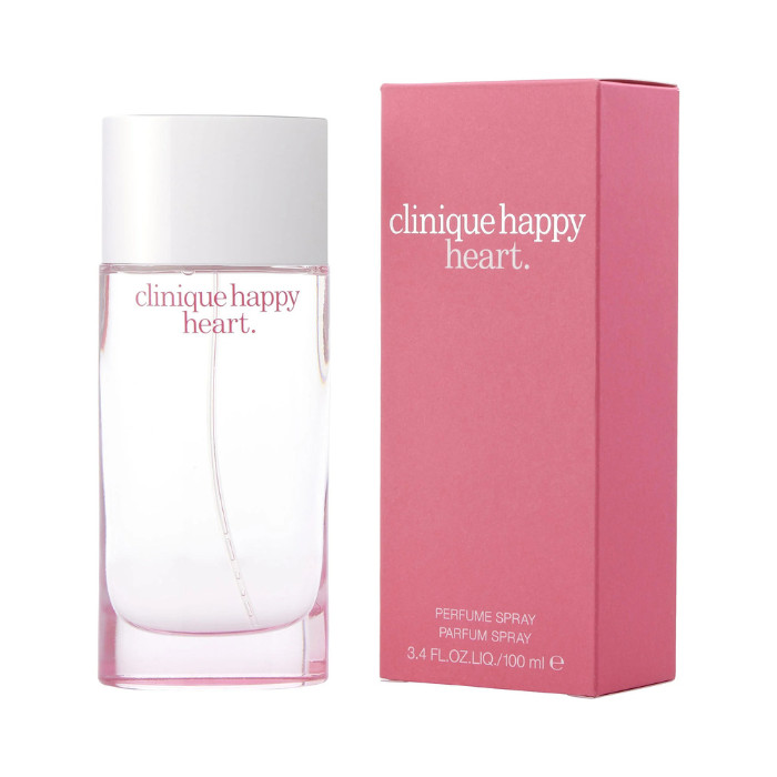 Clinique Happy Heart for Women Eau de Parfum, Floral Woody Fragrance Spray, 100ml
